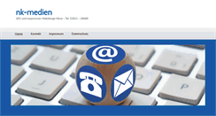 Desktop Screenshot of nk-medien.de
