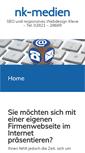 Mobile Screenshot of nk-medien.de